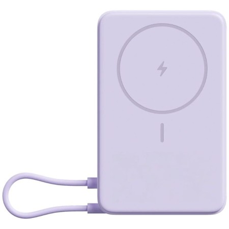 Powerbank 10000mAh Xiaomi Magnetic Power Bank 10000/ Wireless/ Púrpura
