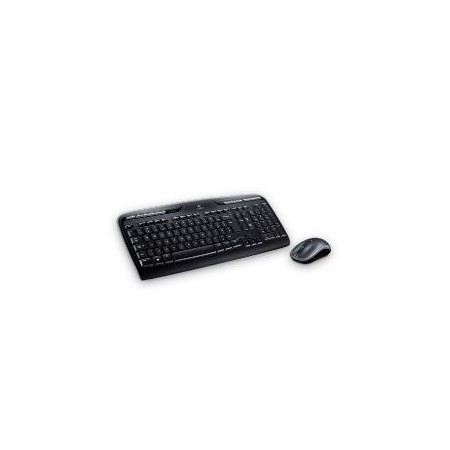 Teclado  mouse logitech mk330 wireless inalambrico usb 2.0 negro 2.4ghz