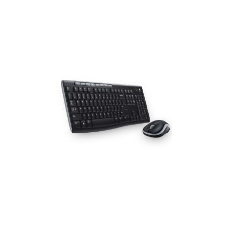 Teclado  mouse logitech mk270 optico wireless inalambrico usb 2.0 negro
