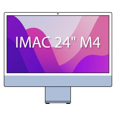Apple iMac 24″ Retina 4,5K / M4 10-Core CPU/ 24Gb/ 512Gb SSD/ 10-Core GPU/ Azul