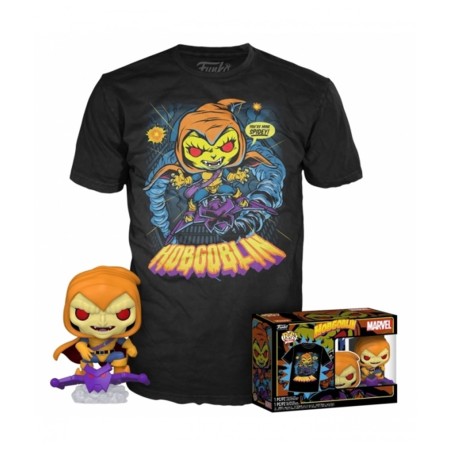 Funko pop marvel spiderman hobgoblin  camiseta exclusiva talla xl