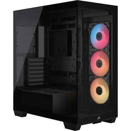 Caja ordenador gaming corsair 3500x rs - r argb atx cristal templado negra