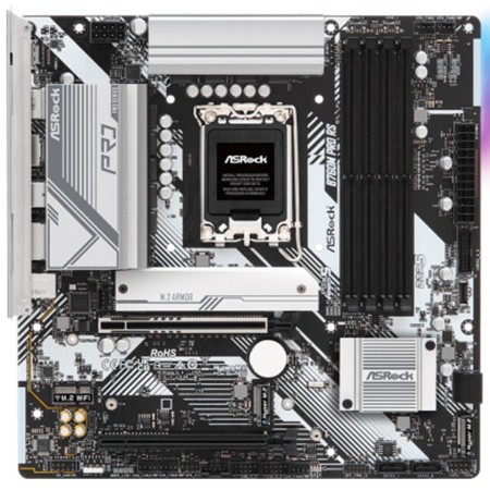 Placa asrock b760m pro rs lga 1700 matx - 4x ddr5