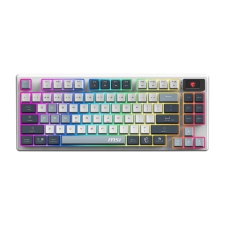 Teclado gaming msi forge gk600 gris