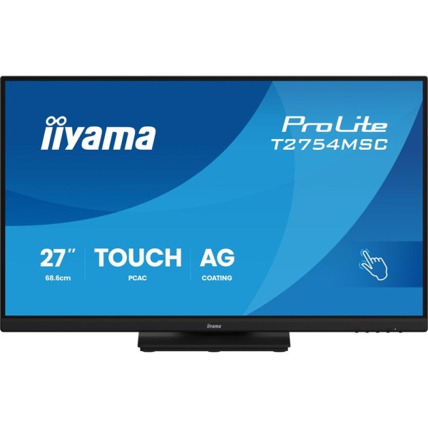 Monitor led 27 pulgadas iiyama t2754msc - b2ag ips - fhd - hdmi - vga - 83hz - 4ms - vesa 100x100
