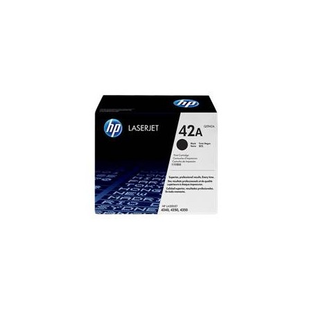 Toner hp q5942a 42a 10000 pag para hp 4250 4350 negro