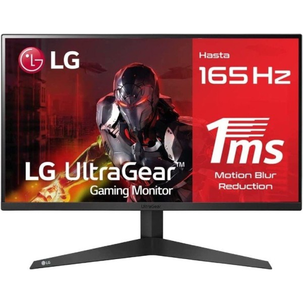 Monitor Gaming LG UltraGear 24GQ50F-B 23.8"/ Full HD/ 1ms/ 165Hz/ VA/ Negro