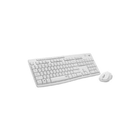 Teclado  mouse logitech mk295 silent blanco wireless inalambrico