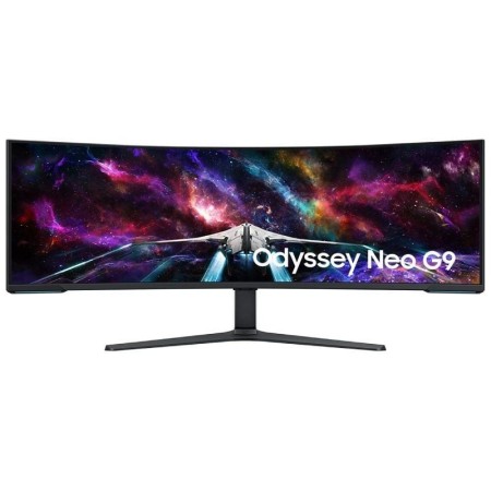 Monitor Gaming Ultrapanorámico Curvo Samsung Odyssey Neo G9 S57CG952NU 57″/ Dual UHD/ 1ms/ 240Hz/ VA/ Regulable en altura/ Blanc