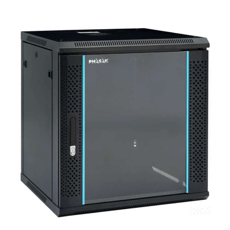 Armario Rack Mural Desmontado Phasak PHO 2112D/ 19″/ Altura 12U