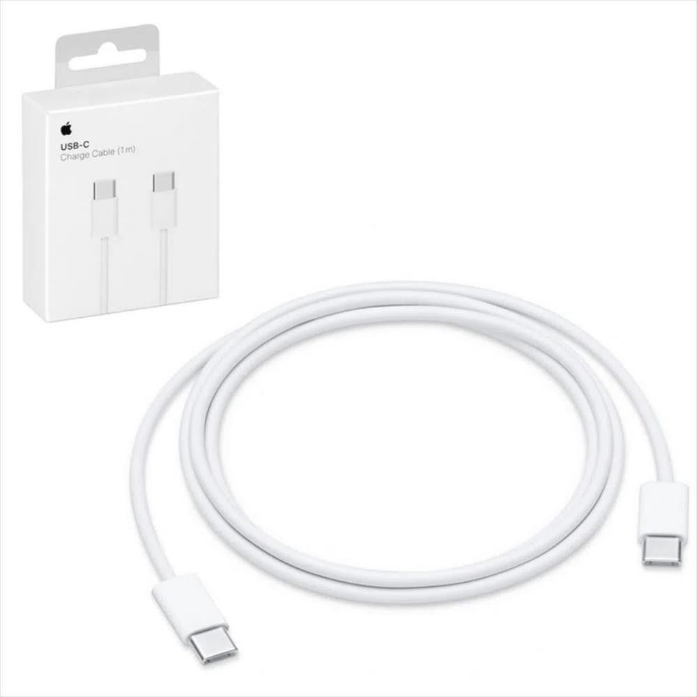 Cable original apple iphone usb tipo c a usb tipo c - 1 m - blanco