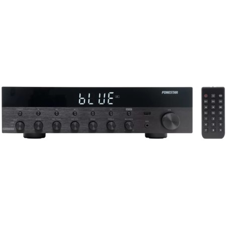Amplificador estereo hifi fonestar as - 6060 - bluetooth - radio fm - 60 w rms - usb -  mp3