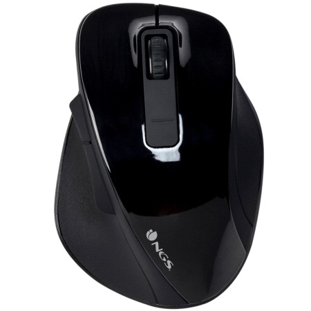 Raton inalambrico ngs bowblack - 2.4ghz - 800 - 1600dpi - 5 botones  scroll - nano receptor usb -  1*aa - negro