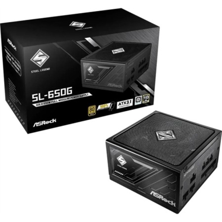 Fuente alimentacion asrock sl - 650g gaming 650w atx