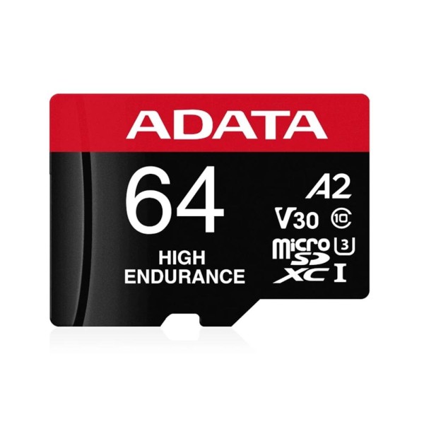 Tarjeta memoria micro sd adata high endurance 64gb cl10