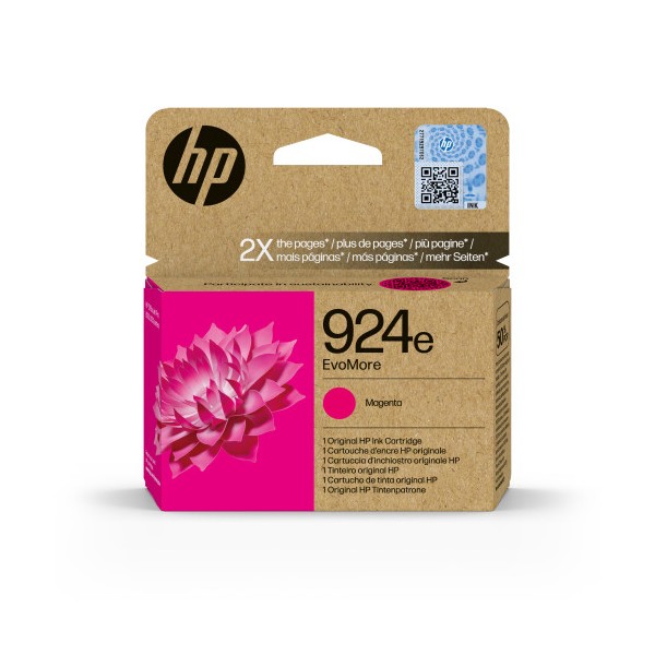 HP Cartucho de Tinta Original EvoMore 924e magenta