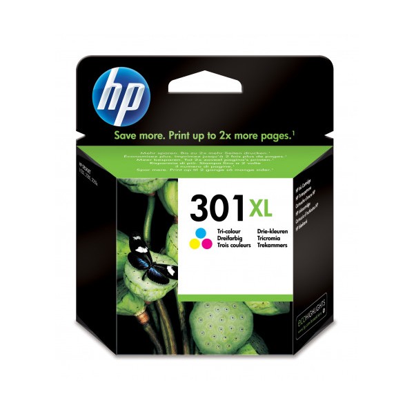 HP 301XL CARTUCHO DE TINTA TRICOLOR HP301XL (CH564EE n.º ABE)