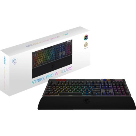 TECLADO MSI STRIKE PRO WIRELESS SILENT ES