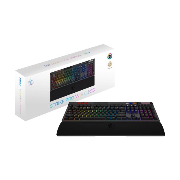 TECLADO MSI STRIKE PRO WIRELESS SILENT ES