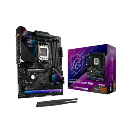 PLACA ASROCK B850 RIPTIDE WIFI,AMD,AM5,B850,USB20G,WIFI7,ATX