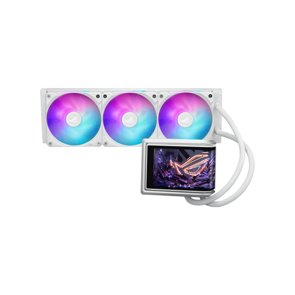 SISTEMA DE REFRIGERACION LIQUIDA ASUS PARA CPU ROG RYUO IV 360 ARGB WHITE EDITION,PANTALLA AMOLED
