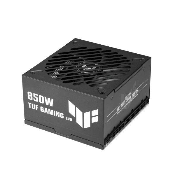 FUENTE ALIMENTACION ASUS TUF-GAMING-850G-EVO,850W, 80+ GOLD, ATX 3.0 COMPATIBLE, MILITARY-GRADE COMPONENTS, DUAL BALL BEARING, A