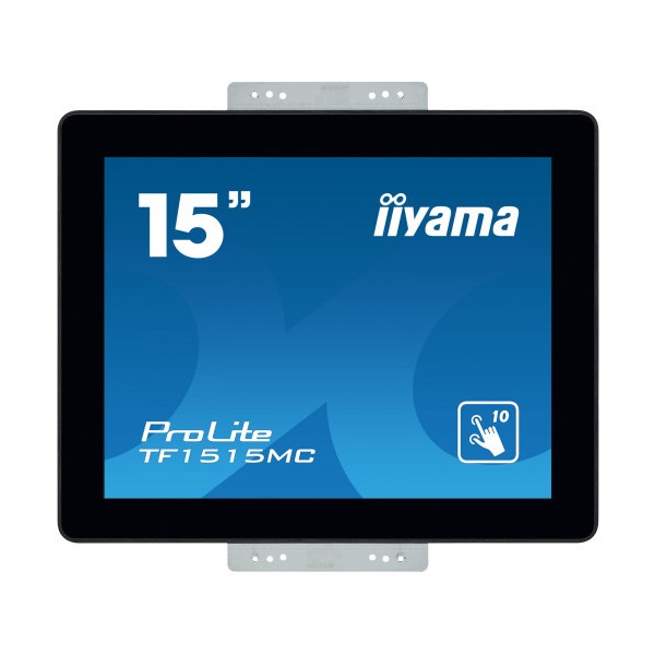 iiyama ProLite TF1515MC-B2 monitor pantalla táctil 38,1 cm (15″) 1024 x 768 Pixeles Negro Multi-touch