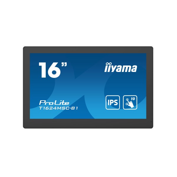 MONITOR IIYAMA 15,6″ PCAP BEZEL FREE FRONT, 10P TOUCH, 1920X1080, HDMI, 385CD/M2 (WITH TOUCH), 800:1, USB INTERFACE, SD-CARD, ME
