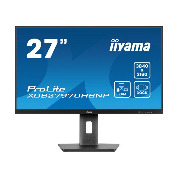 MONITOR IIYAMA 27 PULGADAS, IPS, DOCK, KVM, 96W, 3X3.2 1XC