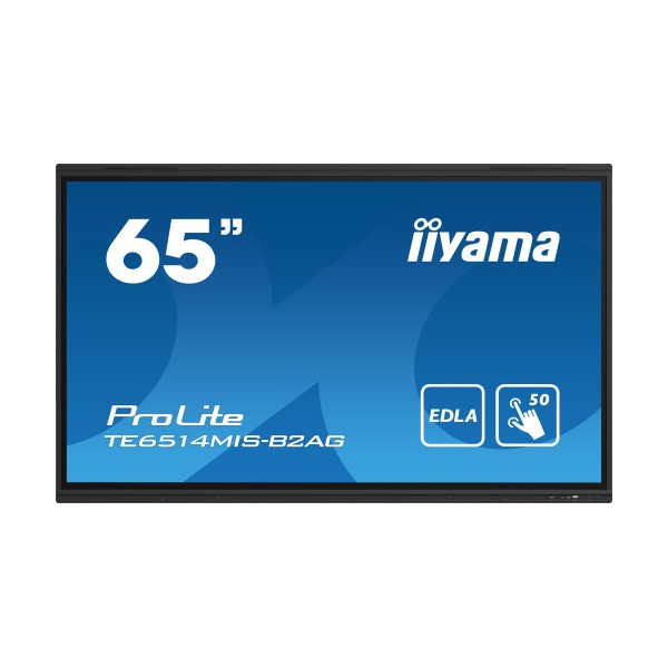 MONITOR IIYAMA 65″ IIWARE12E , ANDROID 13, 50-P, 3840X2160, UHD, FAN-LESS, MM 2X 8W + 2X 18W , MICRO 8X, HDMI 4X, HDMI-OUT, USB-