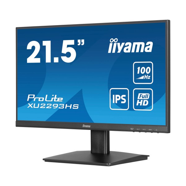 IIYAMA MONITOR PANEL IPS DE 21.5’’, REGULABLE, 100 HZ, HDMI, REDUCTOR DE LUZ AZUL, ALTAVOCES