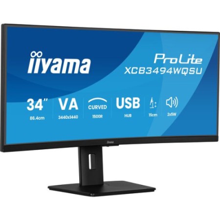 MONITOR IIYAMA 34 PULGADAS,UWQHD,1500R,120HZ,ALTAVOCES,VESA,