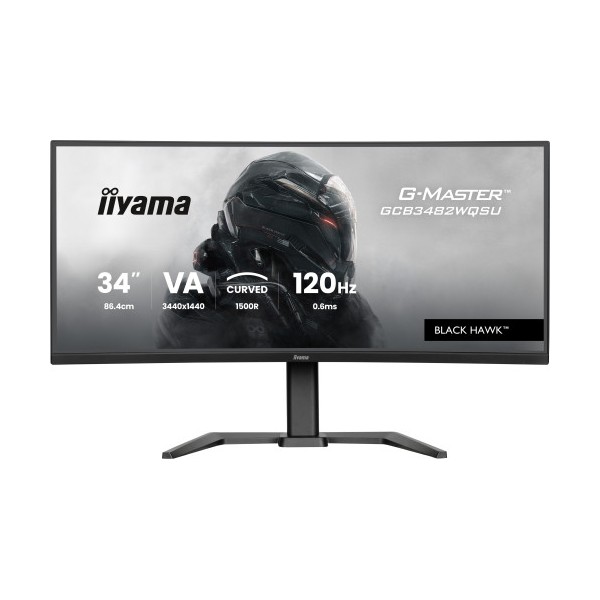 MONITOR IIYAMA G-MASTER GCB3482WQSU-B1, CURVO 34″, 120HZ, 500CD
