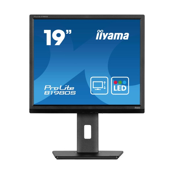 MONITOR IIYAMA DIAGONAL, 19″, 48CM , PANTALLA, TN , PIXEL PITCH, 0.294MM