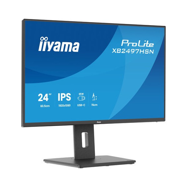 IIYAMA MONITOR 23,8″ IPS, 4-SIDE SLIM BEZEL 1920X1080, 100HZ