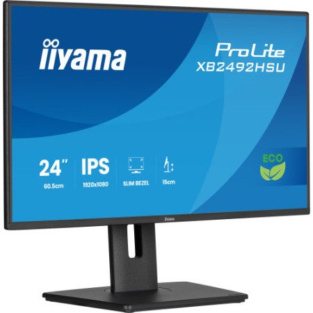 MONITOR IYAMA PROLITE XB2492HSU-B1, 61 CM (24″), 1080 X 1920 PIXELES, QUAD HD, LED, 3 MS, NEGRO