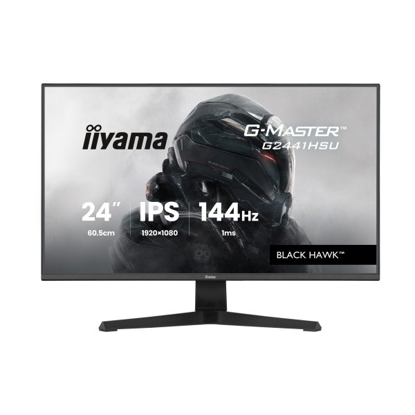 MONITOR IIYAMA 24 PULGADAS RESOLUCION FULL HD (1920X1080), PANEL IPS, 1 MS (MPRT), 75 HZ, BRILLO 250, CONTRASTE 1000:1, HDMI, DI