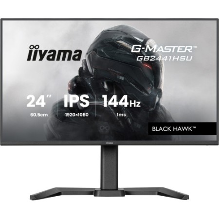 MONITOR IIYAMA 24 PULGADAS RESOLUCIÓN FULL HD (1920X1080), PANEL IPS, 1 MS (MPRT), 100 HZ, BRILLO 250, CONTRASTE 1300:1, HDMI, D