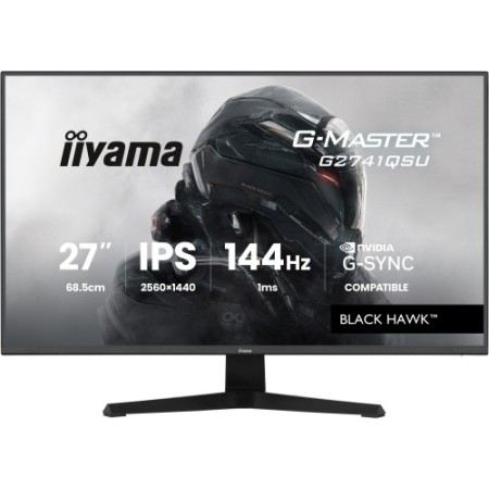 MONITOR IIYAMA 27 PULGADAS RESOLUCION WQHD (2560X1440), PANEL IPS, 1 MS (MPRT), 75 HZ, BRILLO 250, CONTRASTE 1000:1, HDMI, DISPL