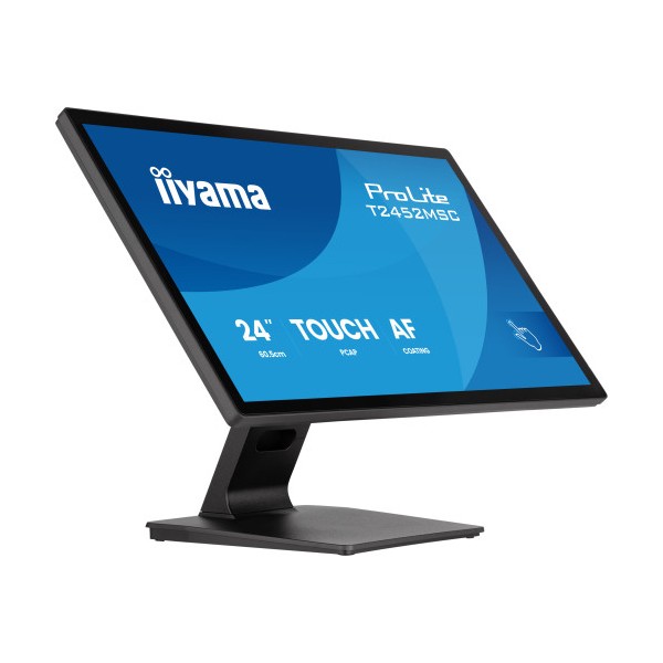 MONITOR IIYAMA 24” TACTIL IPS FULL HD 1920X1080 120HZ 5MS GTG 16:9 400CD 178° PCAP+ 10 PUNTOS USB TACTIL HDMI DP HUB USB 2X ALTA