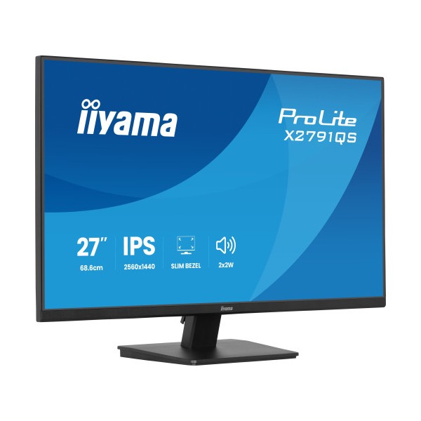 MONITOR IIYAMA 27″ IPS, 4-SIDE SLIM BEZEL 2560x1440 75HZ