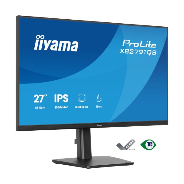 MONITOR IIYAMA 27″ IPS, 4-SIDE SLIM BEZEL 2560X1440 75HZ