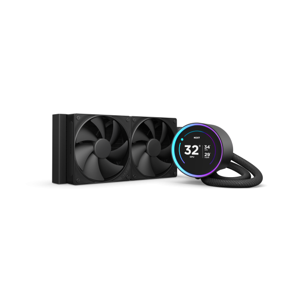 NZXT Kraken Elite 240 Procesador Sistema de refrigeración líquida todo en uno 12 cm Negro 1 pieza(s)