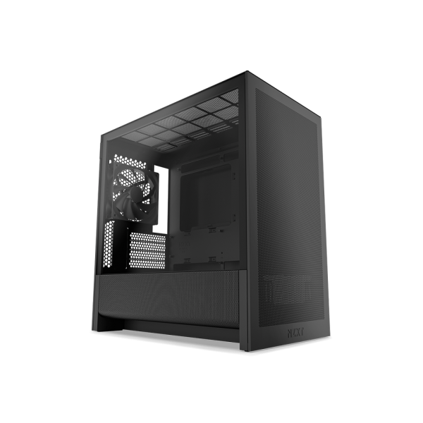 CAJA NZXT H3 FLOW (2025) MICRO-ATX MID-TOWER CASE - ALL BLACK COLOR