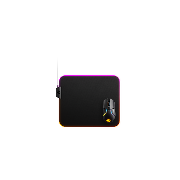 Steelseries QcK Prism Cloth Medium Alfombrilla de ratón para juegos Negro