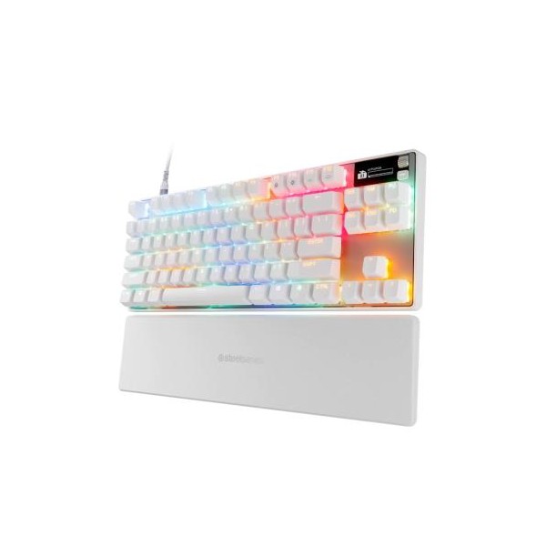 Steelseries APEX PRO TKL GEN 3 teclado Juego USB Inglés de EE. UU. Blanco