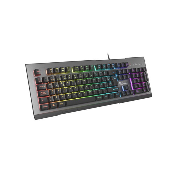 GENESIS Rhod 500 RGB teclado Juego USB QWERTY Español Negro, Gris