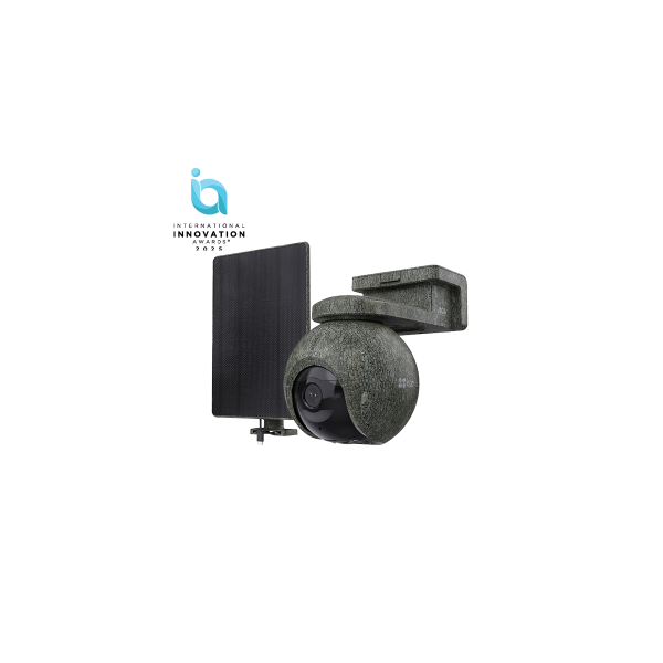 EZVIZ WIFI& 4G EB8 RARNGER CÁMARA A BATERÍA CAMUFLAJE ROTATIVA 4K PANEL SOLAR KIT