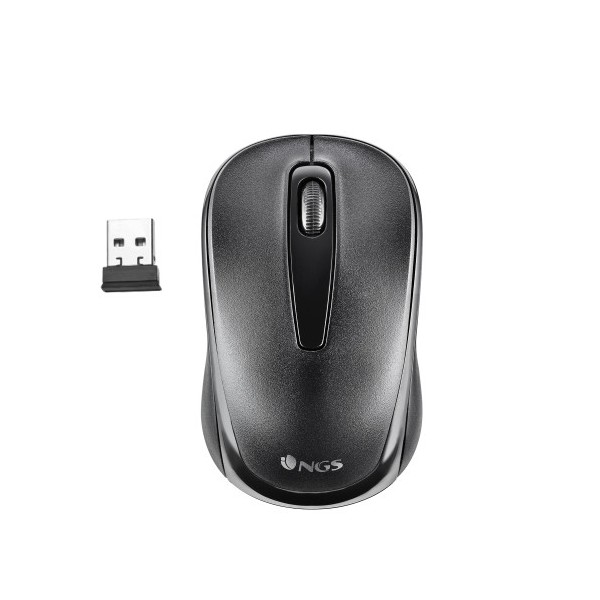 NGS EASY GAMMA ratón Oficina Ambidextro RF inalámbrico Óptico 1200 DPI