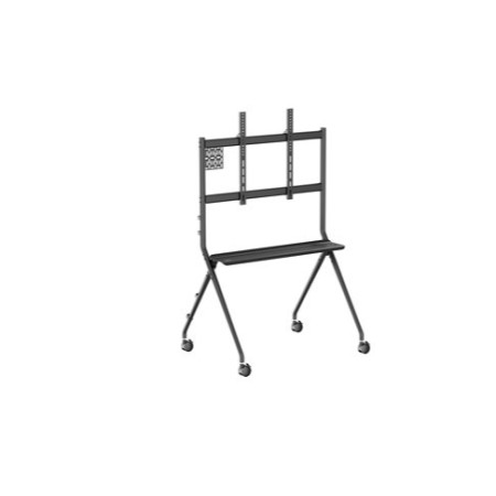 VOGELS 7410110 ESSENTIAL MEETING ROOM TROLLEY 50-86″ 80 KG WITH SHELVE AND MINI PC ADAPTER VESA UP TO 900x600